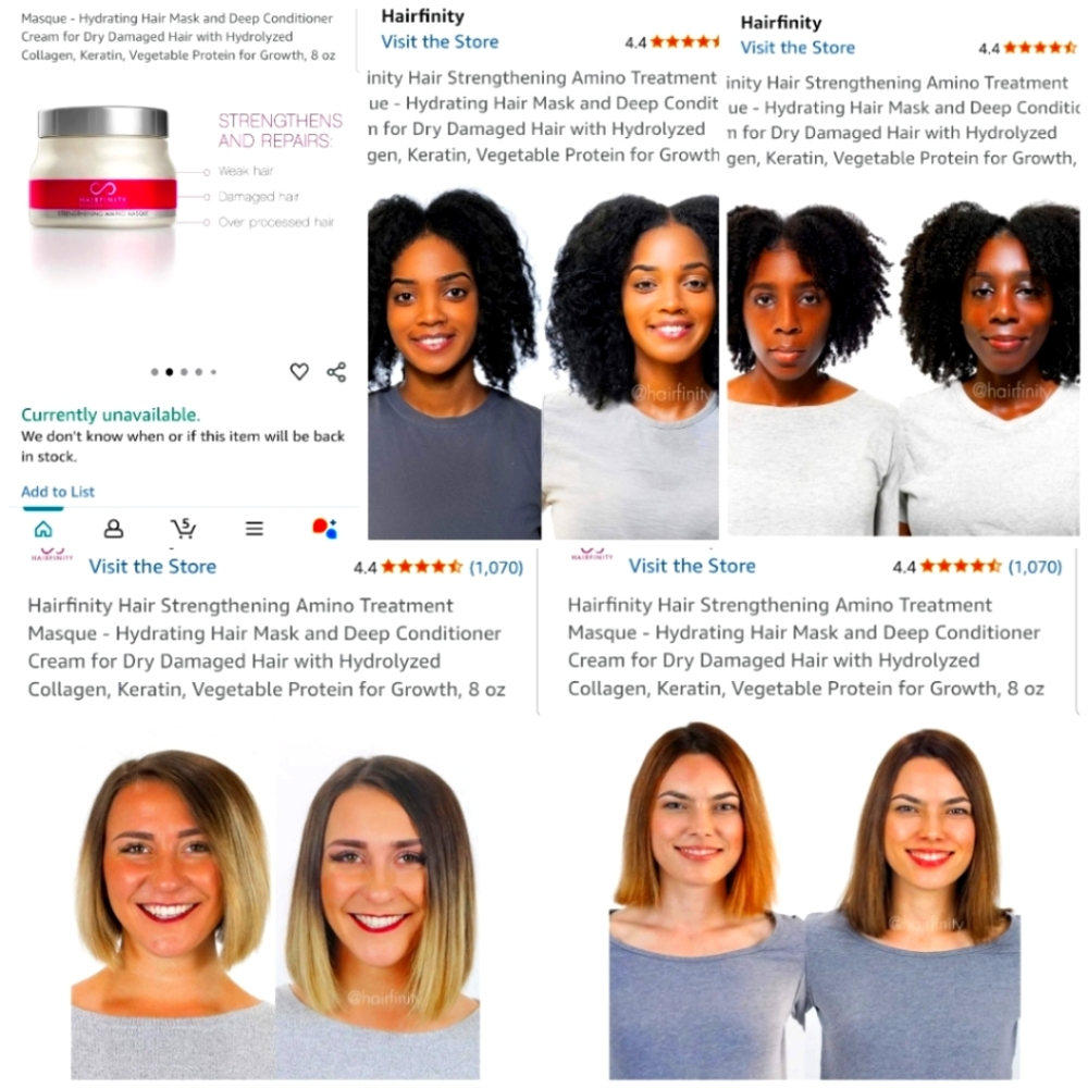 Hairfinity Strengthening Amino Masque NEW 🎁